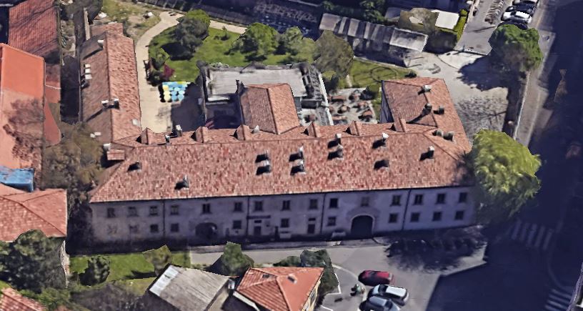 Vista aerea della sede di Cascina Cuccagna a Milano
