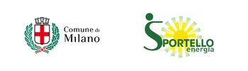loghi Comune di Milano e Sportello Energia