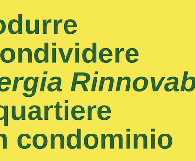 Sportello Energia nei Municipi. Incontri sull’energia solare in quartiere e in condominio