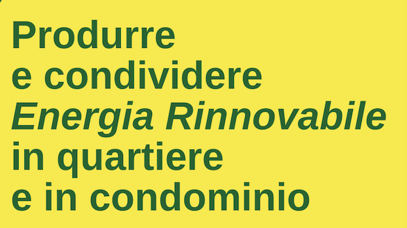 Sportello Energia nei Municipi. Incontri sull’energia solare in quartiere e in condominio