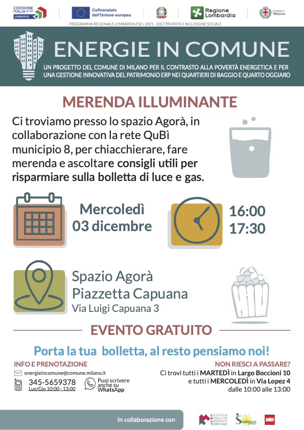 Energie in Comune Merenda Illuminante