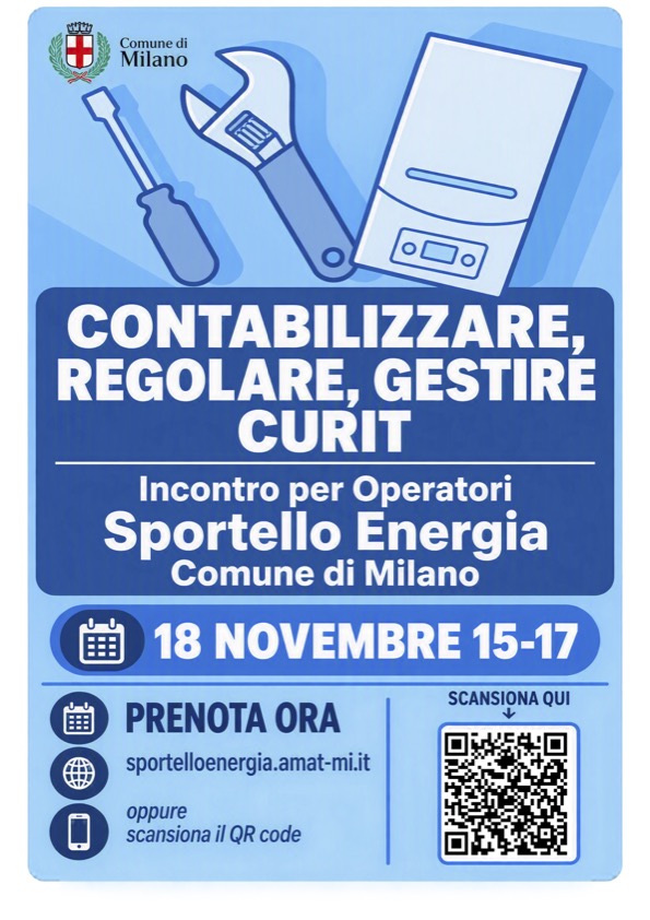 Contabilizzare regolare gestire Curit | Sportello Energia