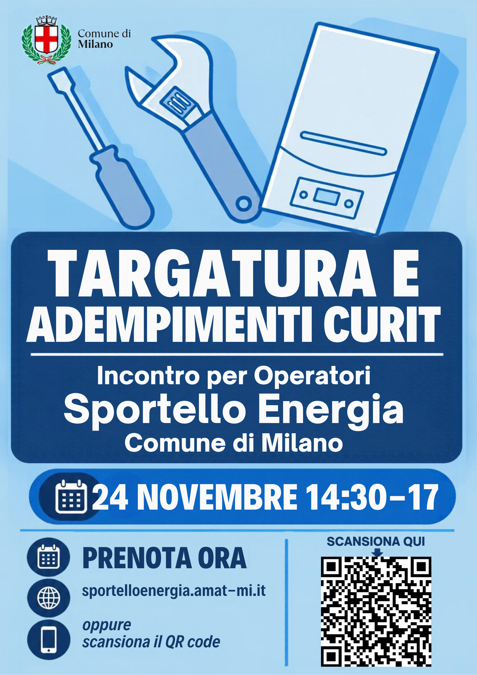 Targatura impianti CURIT 24 novembre 2026 | Sportello Energia
