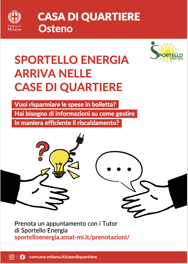 Sportello Energia Casa di Quartiere Osteno